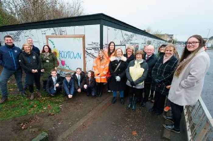 Holytown residents welcome official unveiling of new heritage board