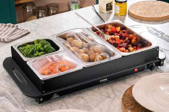 Keep your Christmas dinner hot with buffet warmer perfect for big family meals