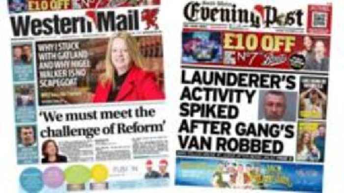 Reform UK 'challenge', and gang van robbery