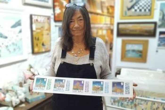 Penzance-based artist's suspected 'cold call' led to heart-stopping moment