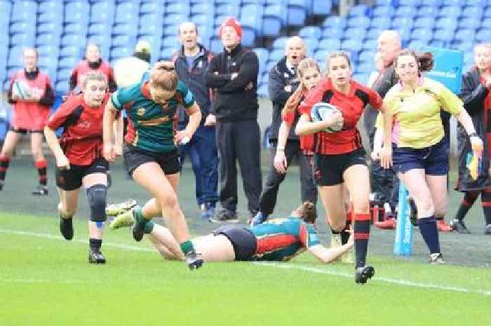 Biggar Rugby Club girls reach national cup finals but agonisingly lose out