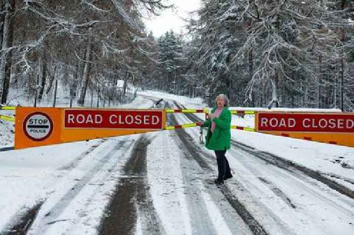 Scotland faces yellow ice warning as roads close due to weather