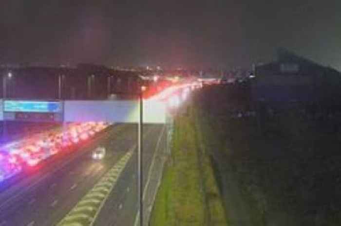 Scots motorway closed after four vehicle crash