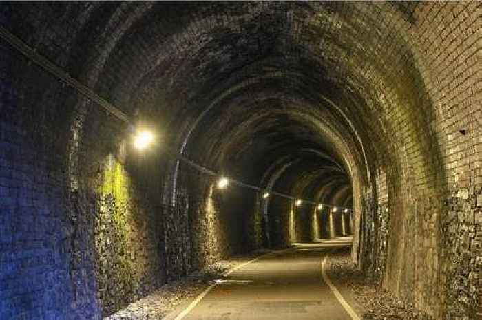 This former eerie abandoned tunnel now links two Welsh communities