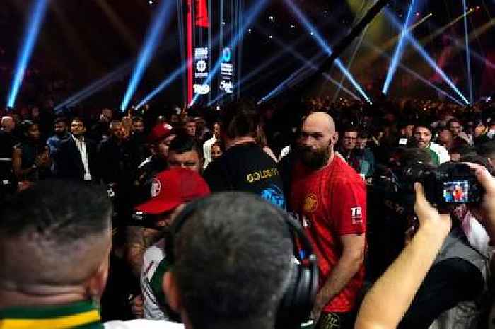 Tyson Fury's furious backstage response to AI score of Oleksandr Usyk fight