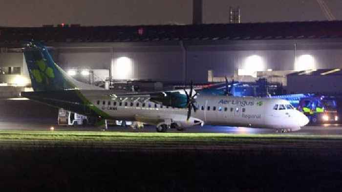 Early morning delays and cancellations after plane's nose wheel collapsed during hard landing