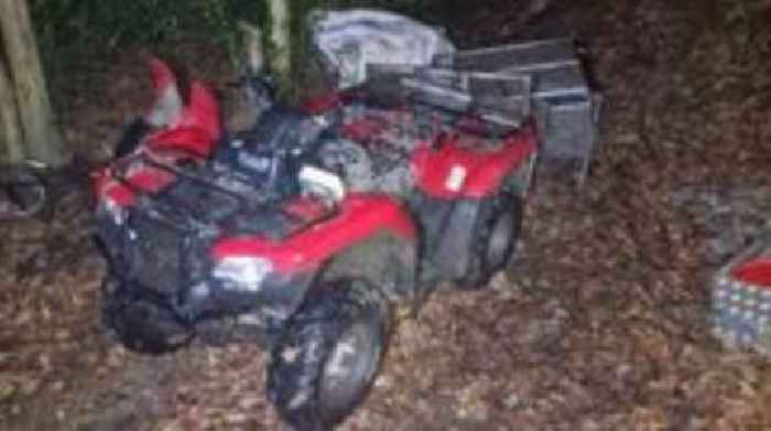 Police chase stolen quad bike for 30 miles