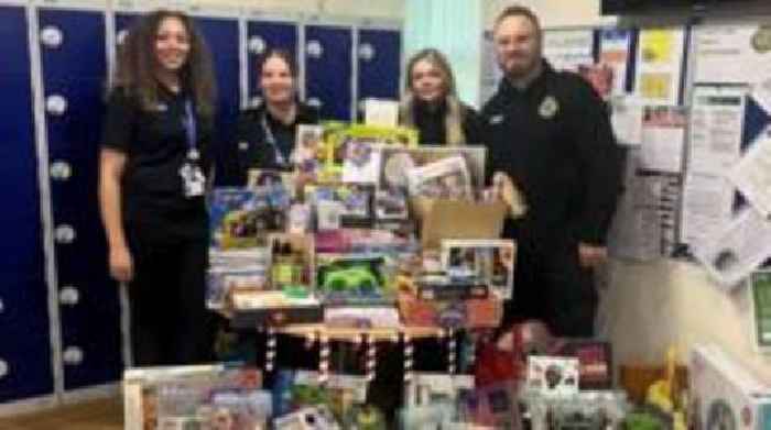 Gifts donated to families by NHS call-handlers