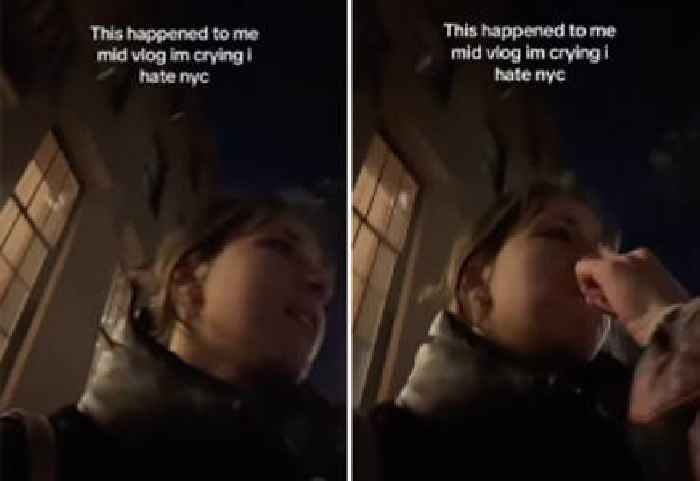 Woman Vlogging in New York Gets Booped by a Stranger