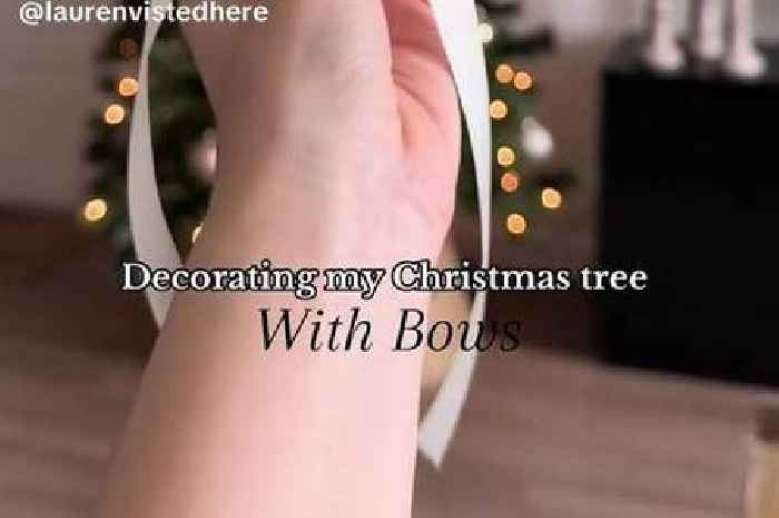 Woman shares 'easy and most cheapest way' to make Christmas tree look beautiful