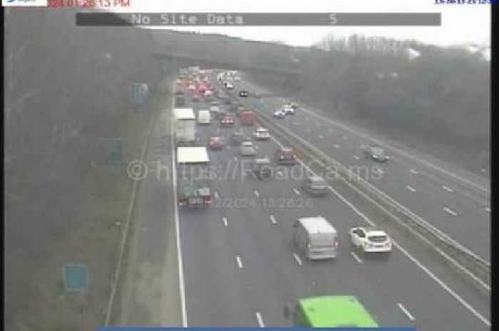 Live: M5 traffic delays as Christmas getaway continues