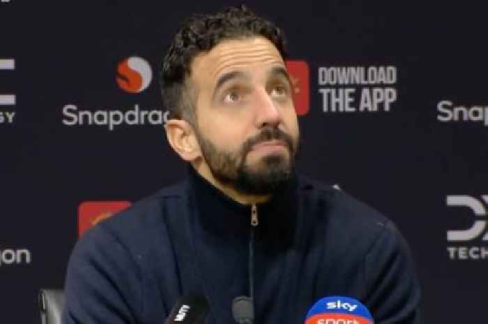 Bizarre reason Ruben Amorim’s Man United press conference was interrupted as fans all say the same thing