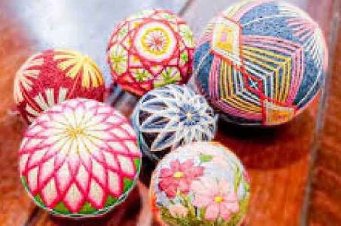 Lockerbie and District Rotary Club members enjoy a talk on the Japanese art of Temari