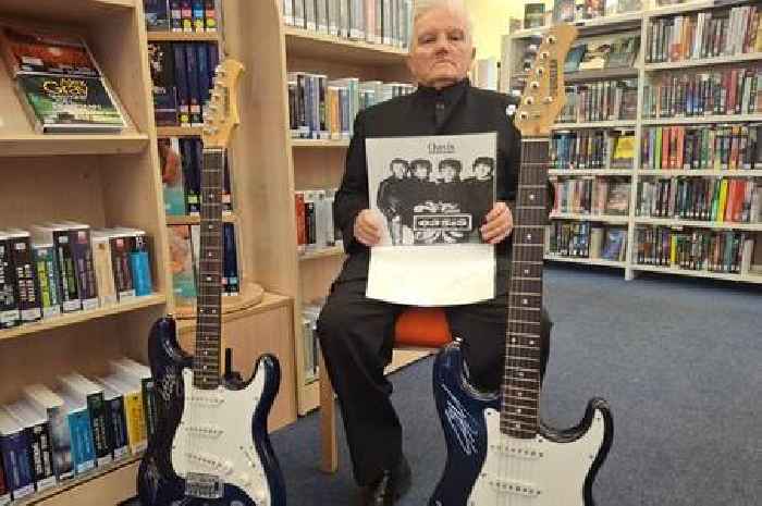 Signed Oasis guitars being sold by Falkirk councillor for paupers grave memorial