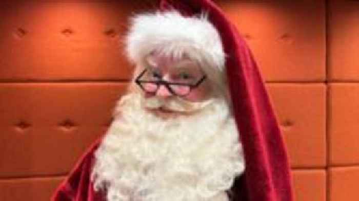 Santa Claus gets emotional over loss at Christmas