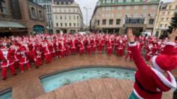 Santa dash raises £11,000 for Jersey Hospice