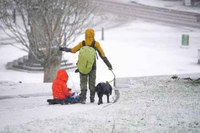 All the parts of England set for 48-hour snowfall hours after New Year's Eve