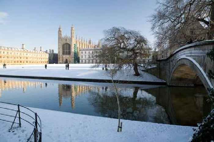 Cambridgeshire could see snow in the New Year as temperatures expected to plummet