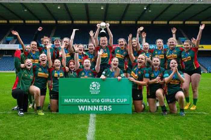 Christmas comes early for Cambuslang Rugby Club girls as they lift National Cup