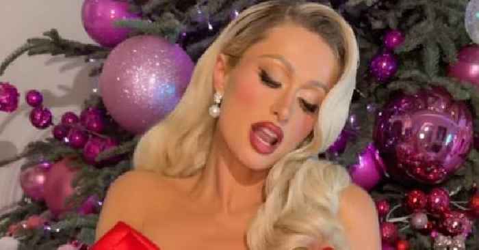 That's Hot! Paris Hilton, 43, Goes Nude and Wears Only a Bow in Sultry Christmas Video: Watch