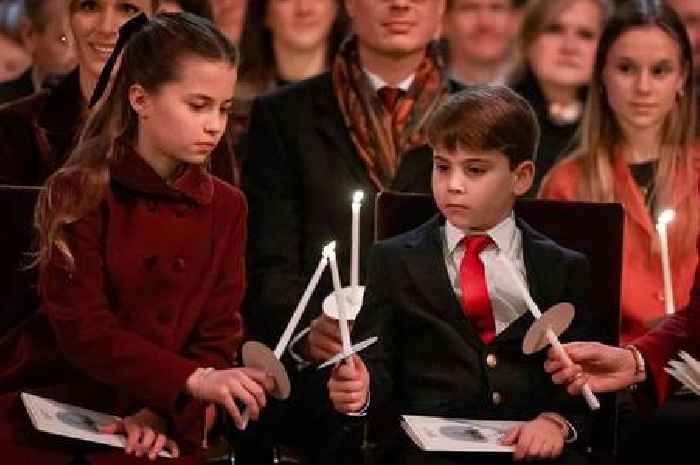 Princess Charlotte's 'adorable' reaction at Christmas carol service captivates viewers