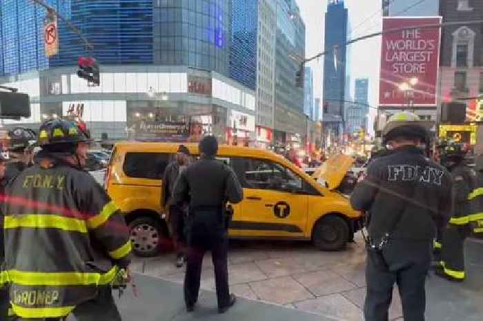 Christmas Day horror as taxi ploughs into crowd injuring multiple people in New York