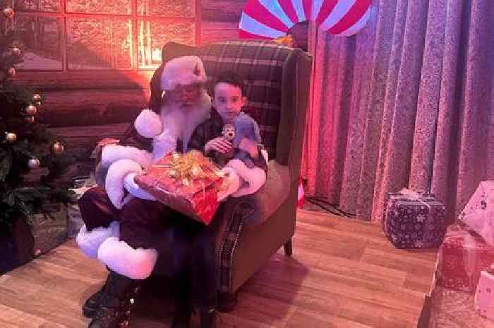 Scots kids affected by painful butterfly condition meet Santa at special Christmas meet-up