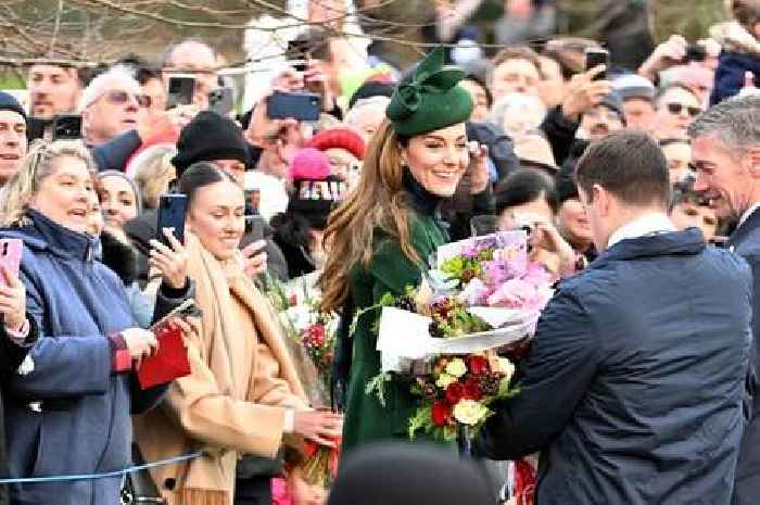 Kate Middleton in revealing gesture as she makes Christmas Day return