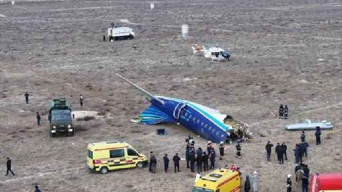 Passenger plane flying from Azerbaijan to Russia crashes in Kazakhstan with many feared dead