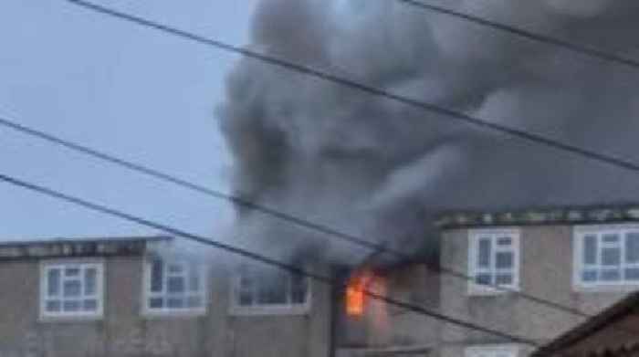 Firefighters tackle Boxing Day blaze at high-rise