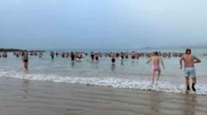 Swimmers take the plunge for Jersey charities