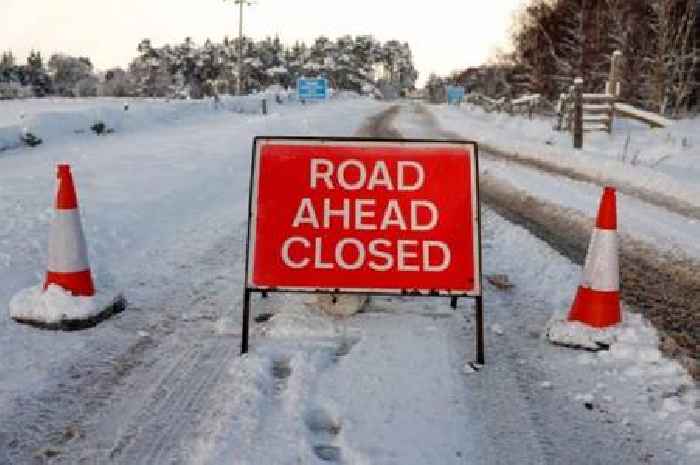 All the parts of England set for snow next week with 14 counties battered