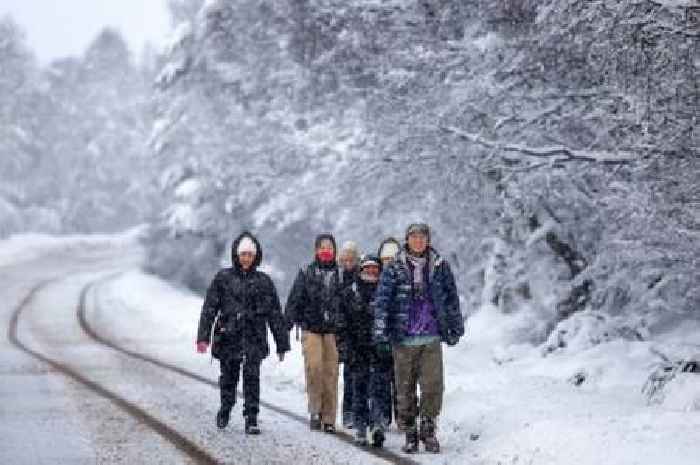 UK snow maps show everywhere set for flurries and -8C temperatures next week