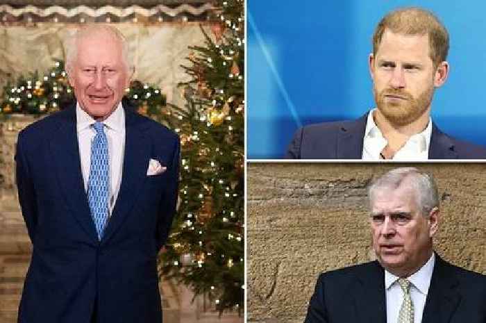 King Charles 'has clearly made up his mind' about Harry and Andrew with Christmas speech