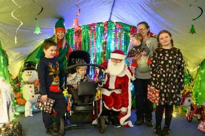 Rutherglen family enjoy party where Royalty and Santa Claus are guests