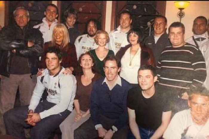 Mike Phillips posts brilliant photo of Gavin & Stacey cast with Wales stars before show even aired