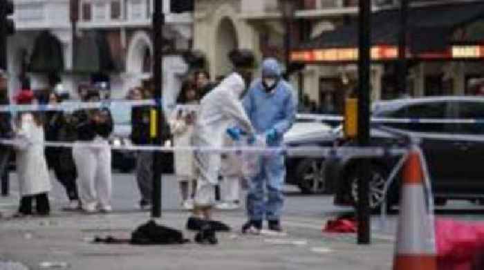 Man charged after car hit four people in London