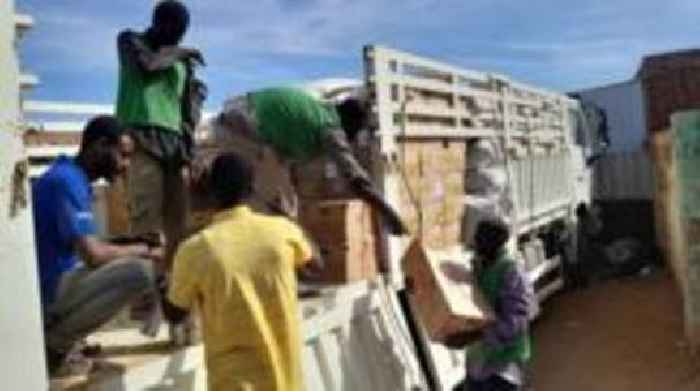 'Tears of joy' - Sudan capital gets first aid convoy since civil war began last year