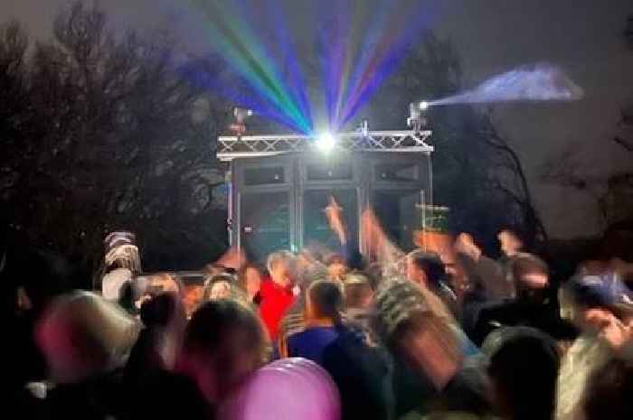 Illegal rave closed down by police