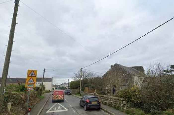 Live: Crash leaves main road through Cornwall village blocked both ways