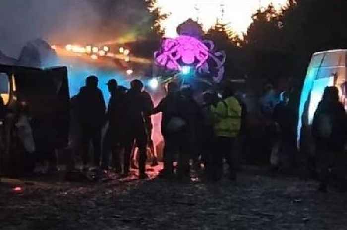 Hundreds swarm to illegal rave in foggy Somerset and leave police 'frustrated'