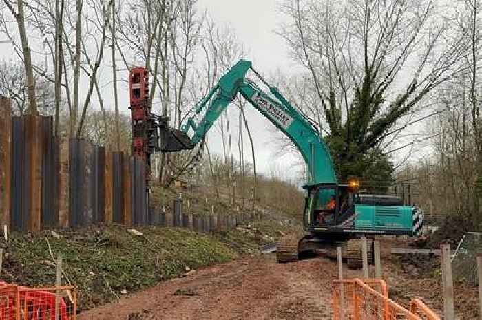 South Western Railway line in Surrey reopens after emergency repairs needed on 'moving' embankment