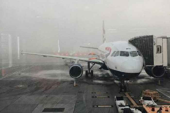 'Restrictions in place' as fog causes chaos at UK airports