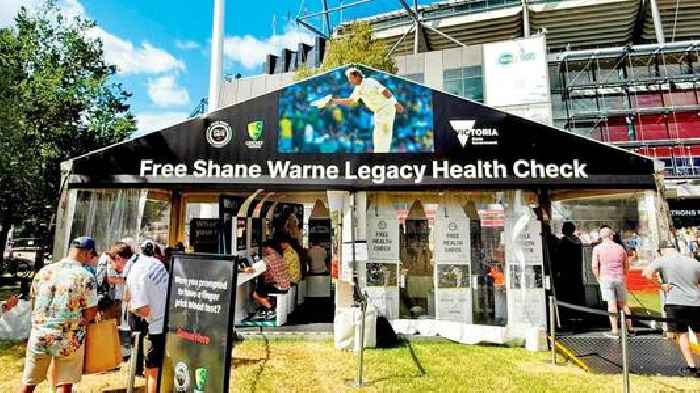 Health checks at Melbourne Cricket Ground to honour Shane Warne