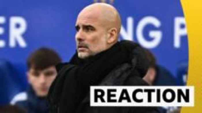 Win over Leicester is a relief - Guardiola