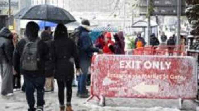 Warnings of snow, wind and rain across the UK for New Year