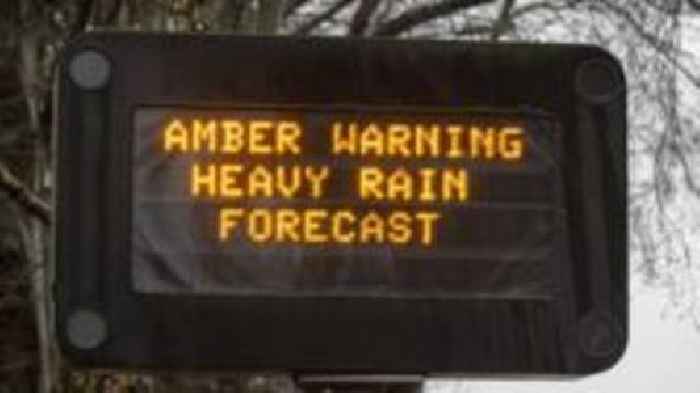 'Danger to life' as amber weather warning begins