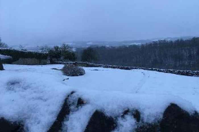 Derbyshire snow warning as county set for heavy flurries on New Year's Day