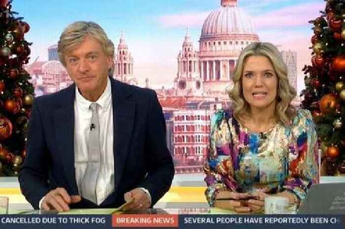 ITV Good Morning Britain issue breaking news as Richard Madeley and Charlotte Hawkins halt show