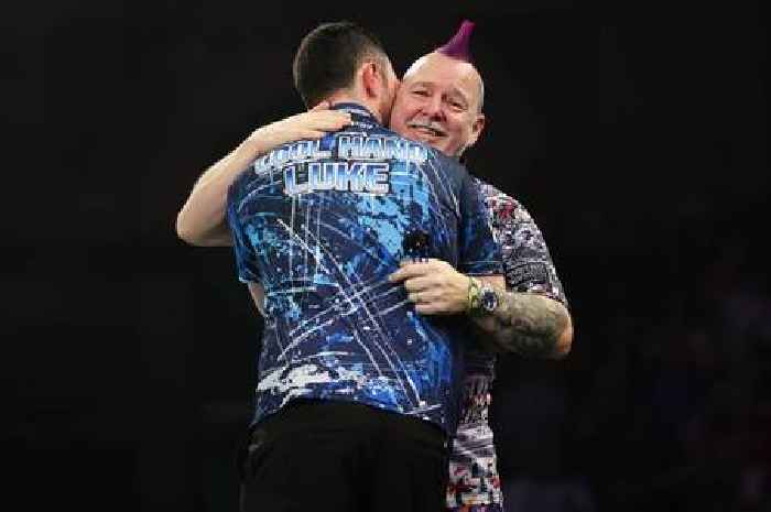 Luke Humphries shows true colours as Peter Wright in tears at World Darts Championship